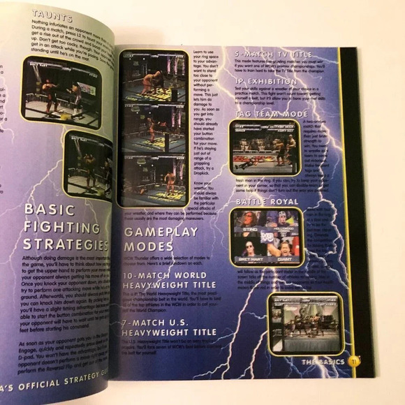 98 WCW nWo Thunder Official Strategy Guide  Playstation Every Signature Move - Picture 8 of 13
